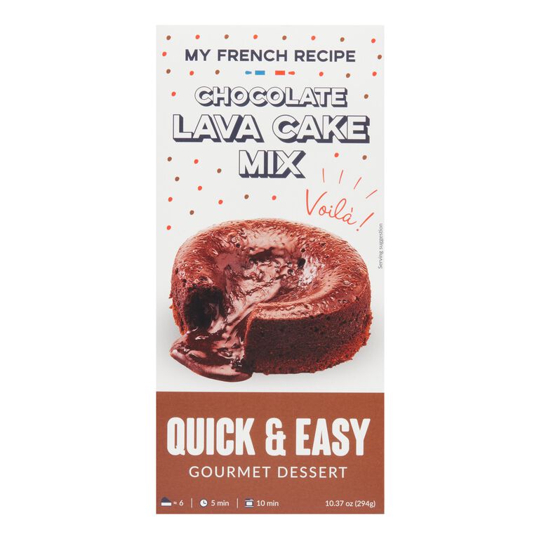 My French Recipe Chocolate Lava Cake Mix image number 1