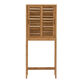 Sven Tall Natural Bamboo Bathroom Space Saver Cabinet image number 2