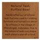 CRAFT Natural Teak Wood Ruffled Bowl image number 3