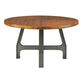 Jenn Round Acacia Wood Adjustable Height Dining Table image number 2
