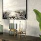 Kari Clear Glass Cylinder and Metal Accent Lamp image number 2