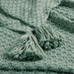 Knit Throw Blanket With Tassels image number 2