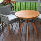 Canary Round Eucalyptus Wood Bistro Table image number 2