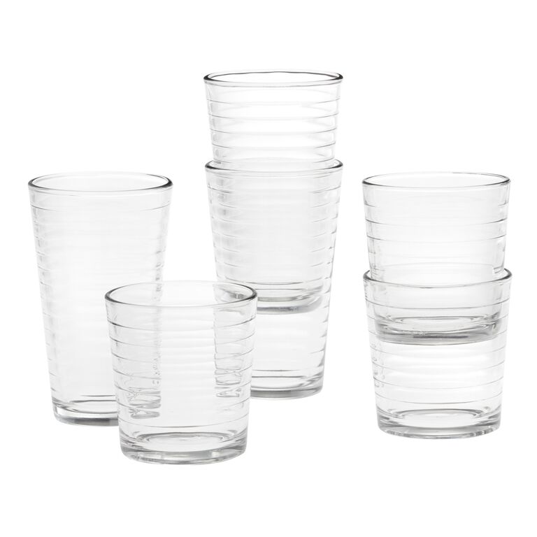 Stacked Glassware 12 Piece Set image number 2