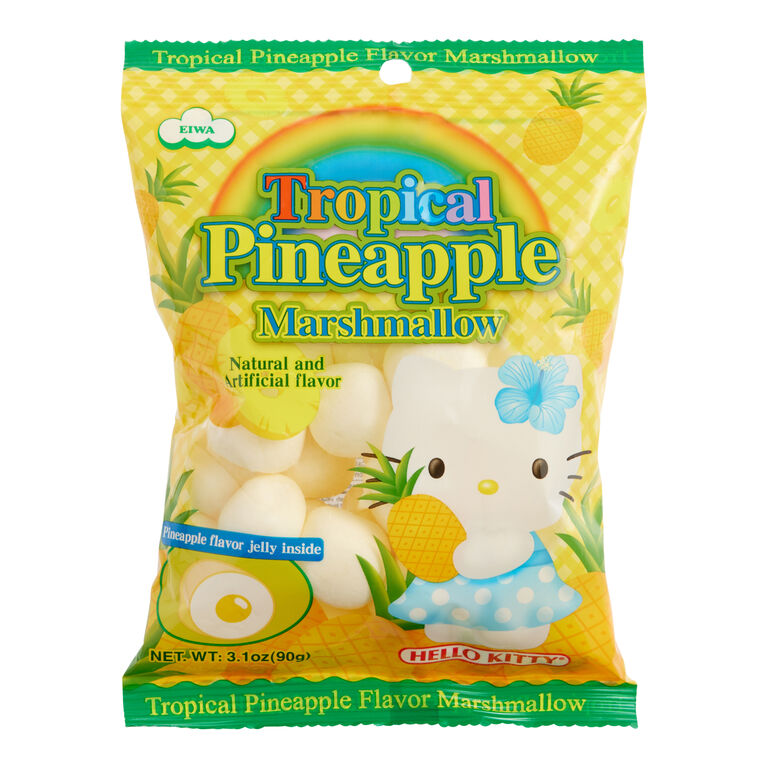 Hello Kitty Tropical Pineapple Marshmallows Set of 2 image number 1