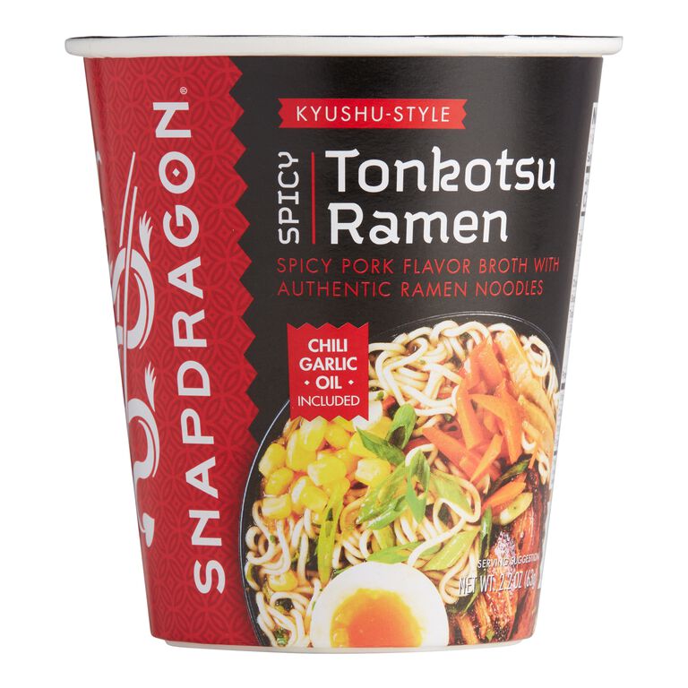 Snapdragon Spicy Tonkotsu Ramen Noodle Soup Cup image number 1