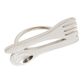 Metal Spoon and Fork Napkin Ring Set of 4 image number 1
