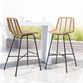 Foley All Weather Wicker Outdoor Barstool Set of 2 image number 1