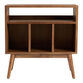 Jagger Tall Vintage Acorn Media Stand with Record Storage image number 2