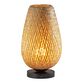 Castine Black Metal And Bamboo Accent Lamp image number 0