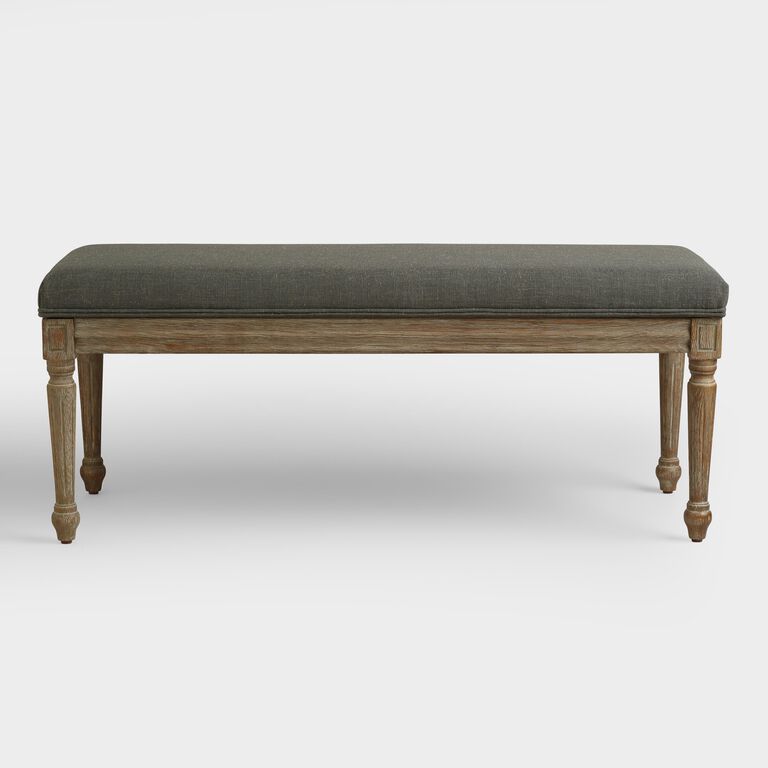 Paige Upholstered Dining Bench image number 2