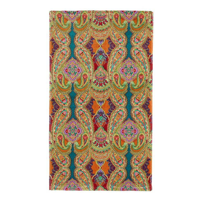 Venice Multicolor Paisley Hand Towel image number 3