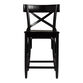 Bistro Distressed Wood Counter Stool image number 1