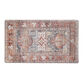 Rust and Blue Traditional Style Nonslip Kitchen Floor Mat image number 0