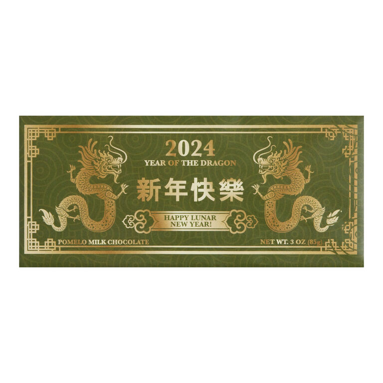 Lunar New Year 2024 Pomelo Milk Chocolate Bar Set of 2 image number 1