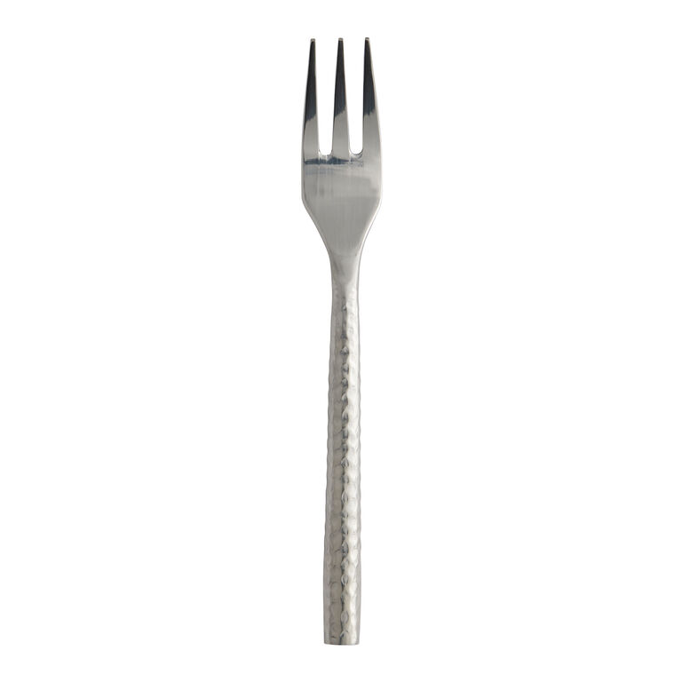 Hammered Stainless Steel Flatware Collection image number 6