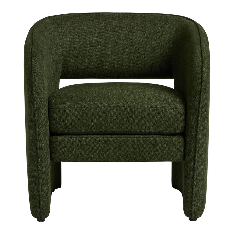Mariano Curved Cutout Back Upholstered Chair image number 3