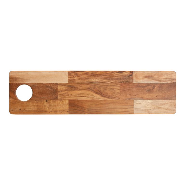 Large Acacia Wood Charcuterie and Cheese Serving Board image number 1