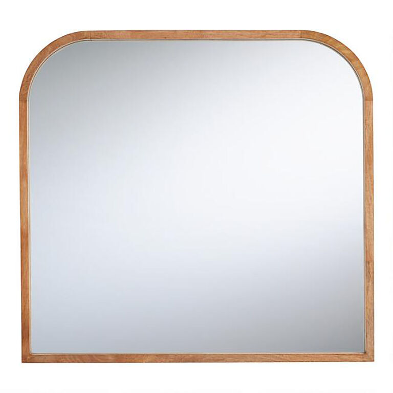 Talia Wood Arched Mirror Collection image number 2