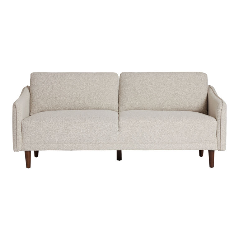 Desmond Ivory Boucle Slope Arm Sofa image number 3