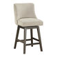 Maryon Upholstered Swivel Counter Stool image number 0
