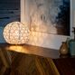 Neysa White Laser Cut Fabric Globe Accent Lamp image number 6