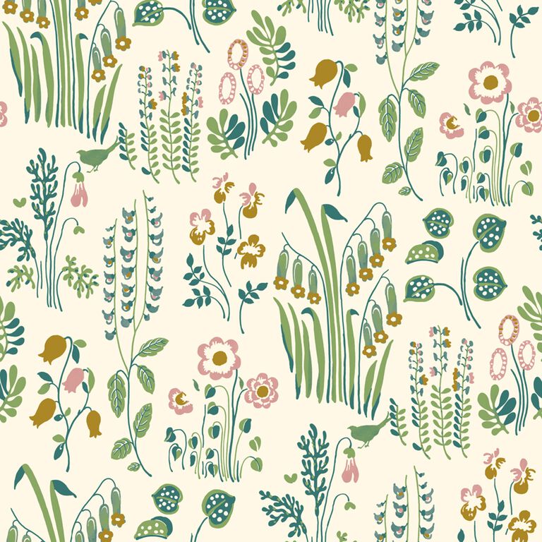 Multicolor Tallulah Belle Floral Peel And Stick Wallpaper image number 1