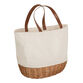 Picnic Time Promenade Beige Canvas and Willow Picnic Basket image number 0