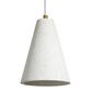 Irene Off White Terrazzo Cone Pendant Lamp image number 2