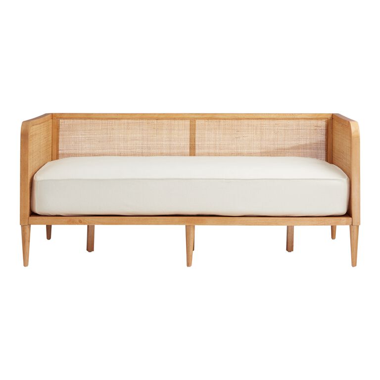 Kira Rattan Cane and Wood Daybed Frame image number 5