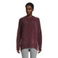Wine Red Ribbed Chenille Sweater image number 0