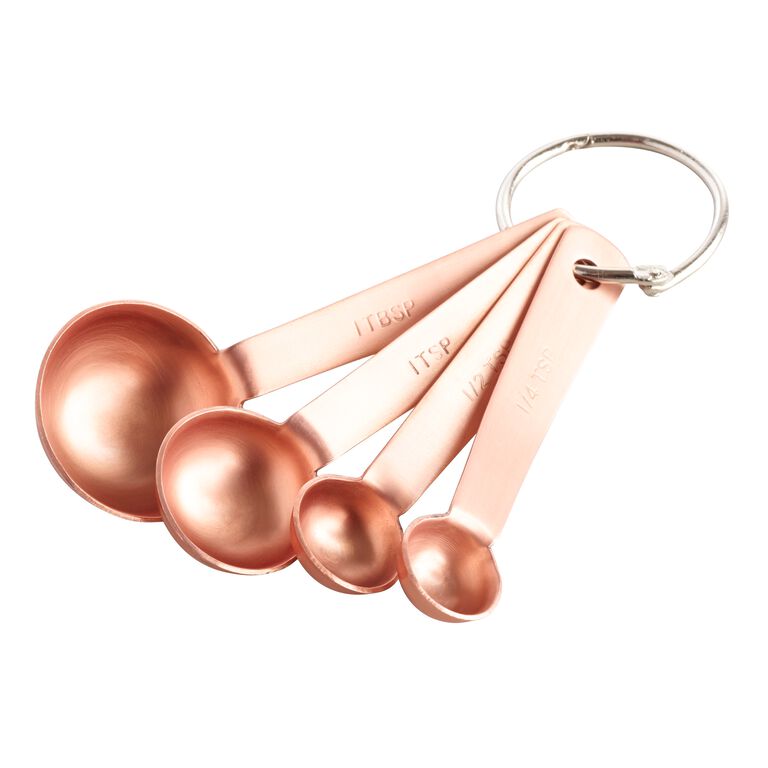 Copper Nesting Measuring Spoons image number 1