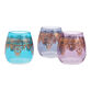 Moroccan Stemless Wine Glasses Set of 3