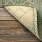 Green And Ivory Diamond Salma Indoor Outdoor Rug image number 6