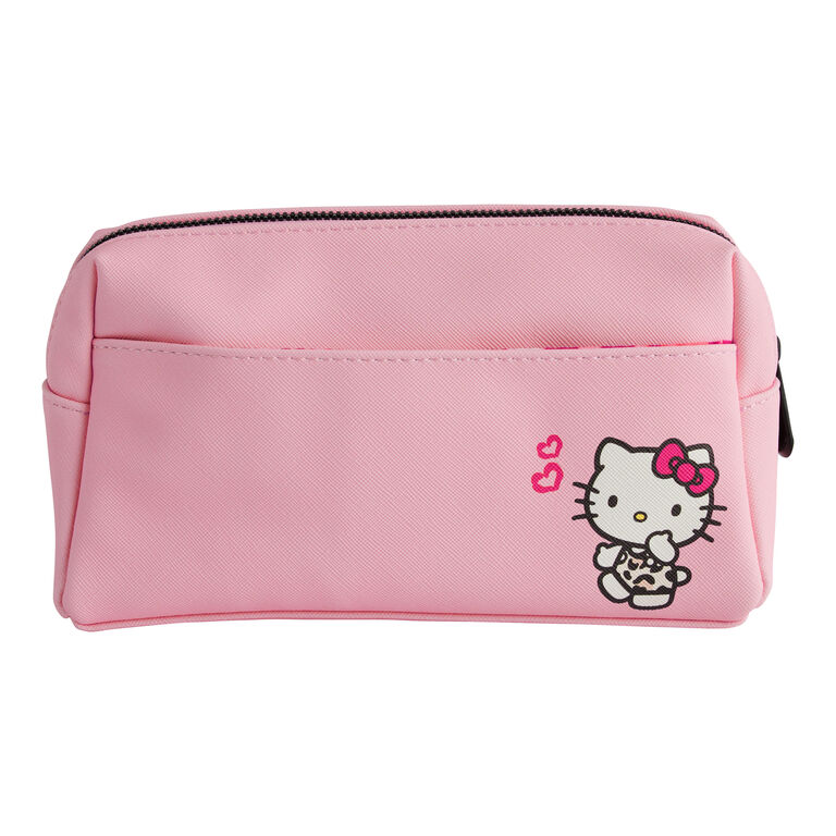 Hello Kitty Faux Leather Makeup Bag image number 2