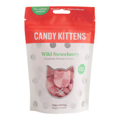 Candy Kittens Wild Strawberry Gummy Candy Bag