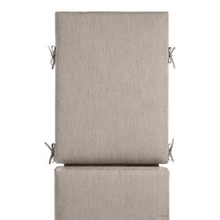 Sunbrella Khaki Ash Cast Outdoor Chaise Lounge Cushion