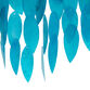 Turquoise Capiz Shell and Bleached Wood Wind Chime image number 1