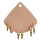 Gold Modern Texture Hoop Earrings 3 Pack image number 0