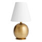 Shea Mini Brass Metal Orb Empire Shade Table Lamp image number 0