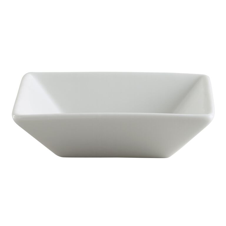 Square White Porcelain Tasting Dish Set Of 6 image number 1