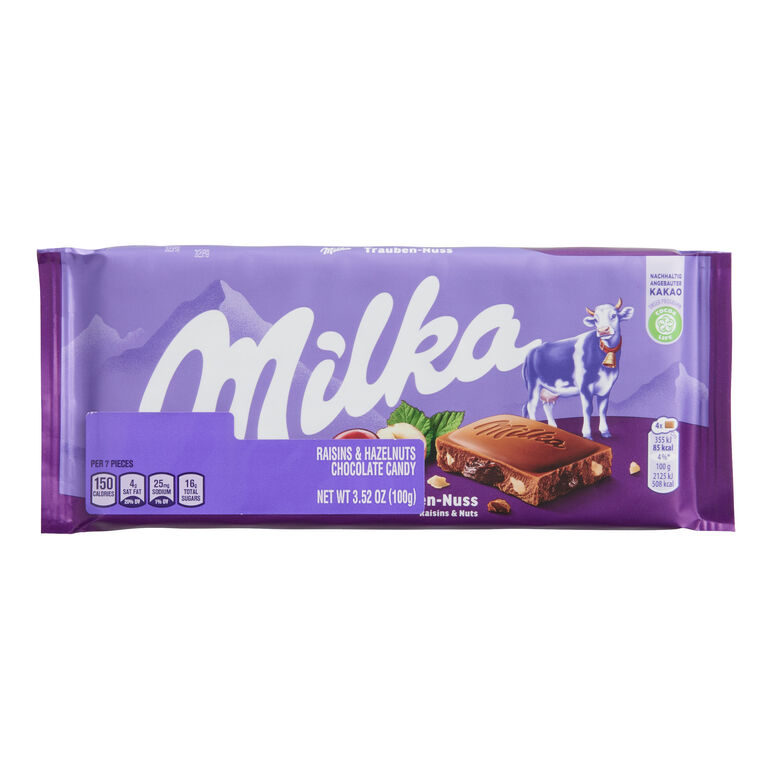 Milka Raisin And Nut Milk Chocolate Bar image number 1