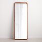 Natural Wood Leaning Full Length Mirror image number 0