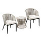 Salinas All Weather and Metal 3 Piece Outdoor Furniture Set image number 0