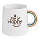 A Cup Of Happy Rainbow Handle Ceramic Mug image number 0