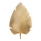 Brass Metal Palm Leaf Wall Sconce image number 0
