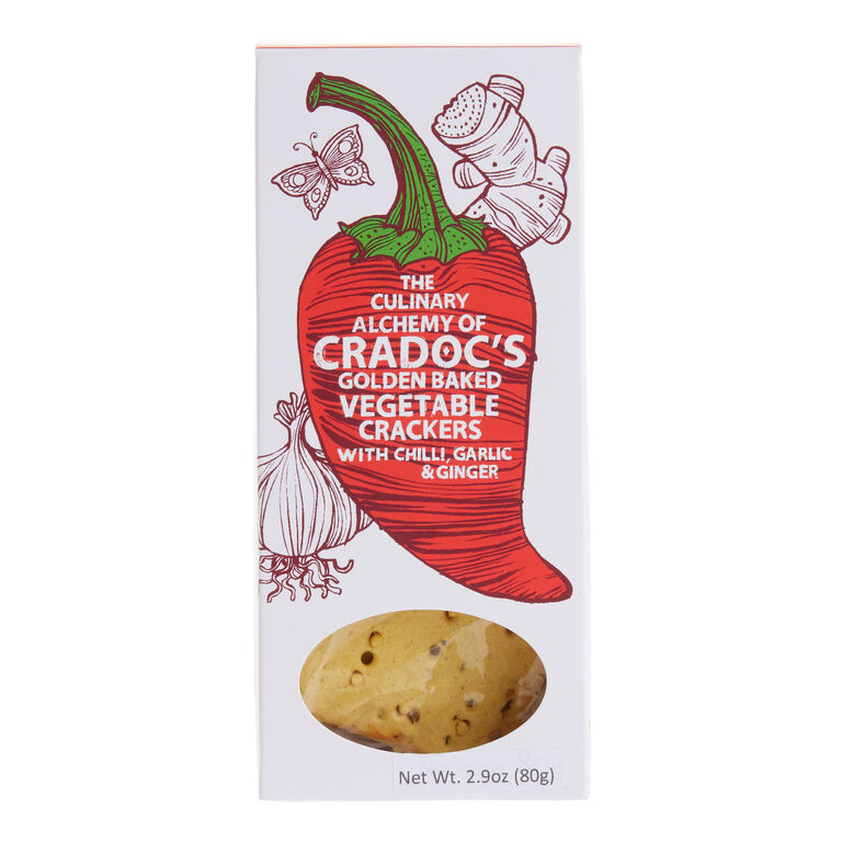 Cradoc's Chili Garlic and Ginger Vegetable Crackers image number 1