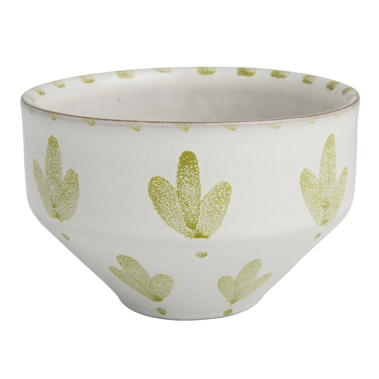 Almada Hand Painted Floral Bowl image number 2