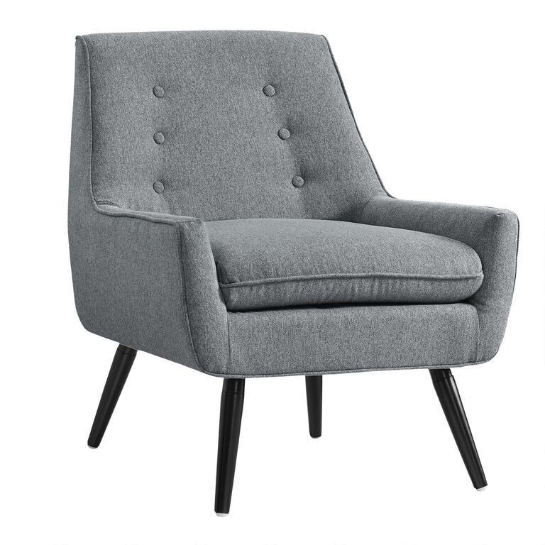 Brooks Tufted Flannel Upholstered Chair image number 1
