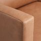 Abrie Vintage Tan Leather Sofa image number 3